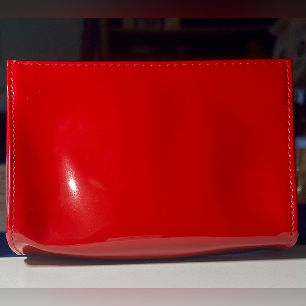 Yves Saint Laurent (YSL) Red Patent Cosmetic Bag GWP NWT - Picture 2 of 15